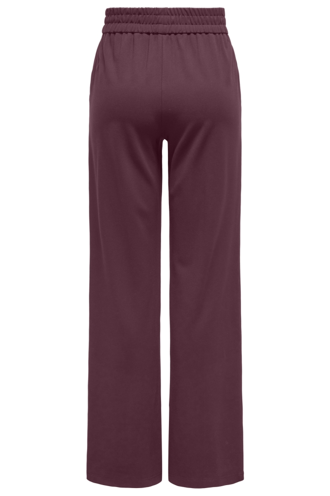 Only bordeaux dames broek | Achteraanzicht