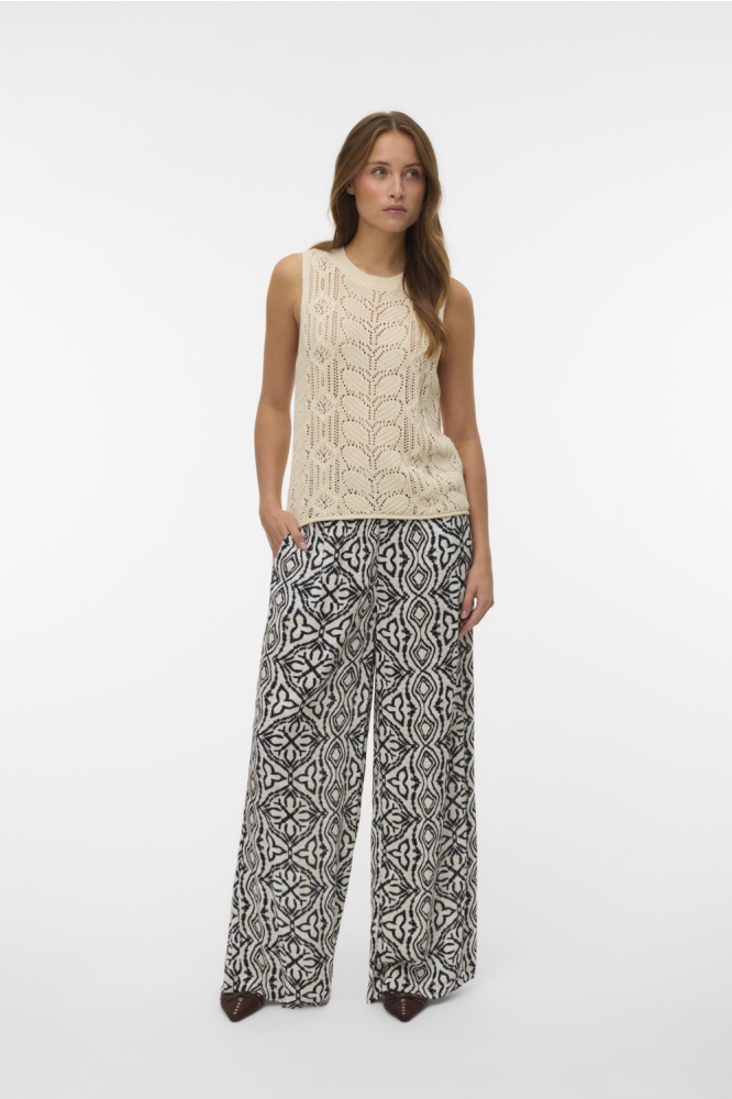 Vero Moda beige dames broek | Model