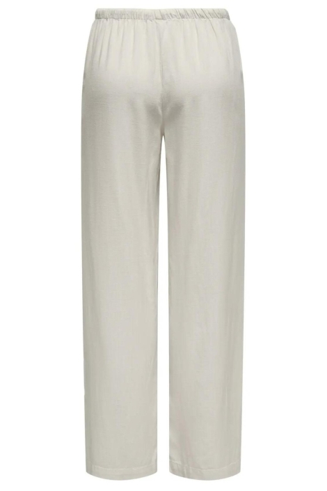 Jacqueline de Yong ecru dames broek | Achteraanzicht