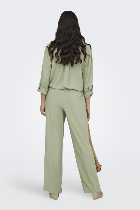 Jacqueline de Yong groene dames broek | Model
