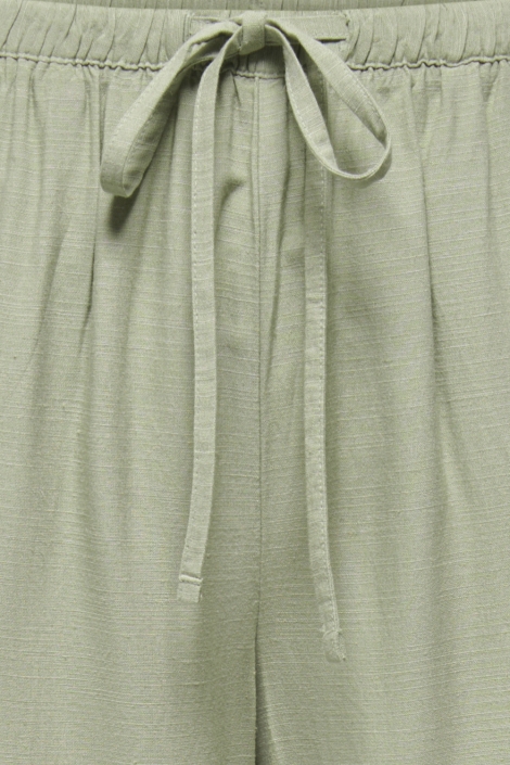 Jacqueline de Yong groene dames broek | Close up