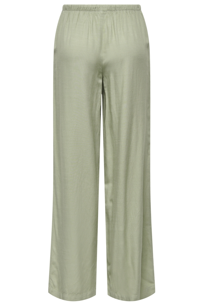 Jacqueline de Yong groene dames broek | Achteraanzicht