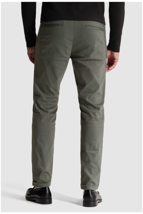 Cast Iron groene heren broek | Achteraanzicht