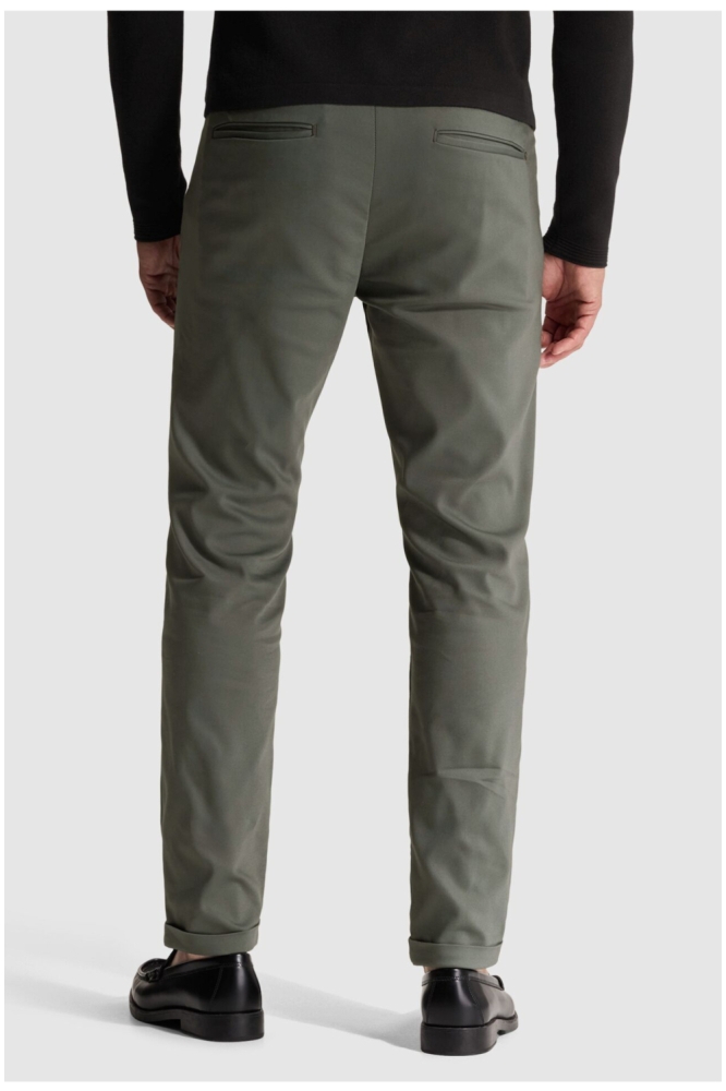 Cast Iron groene heren broek | Achteraanzicht