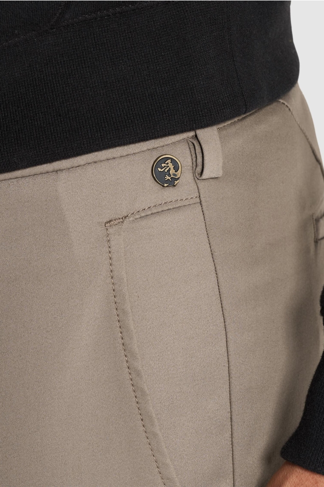 Cast Iron taupe heren broek | Unique Selling Point