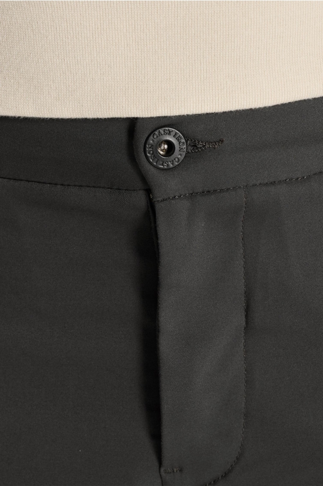 Cast Iron grijze heren broek | Close up