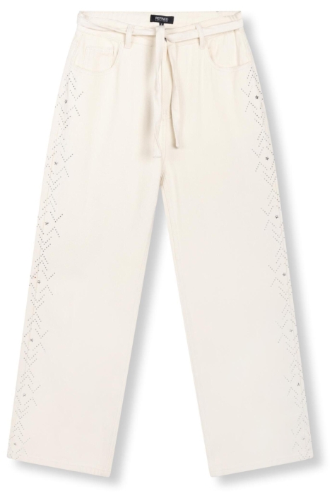 Refined Department beige dames jeans | Vooraanzicht