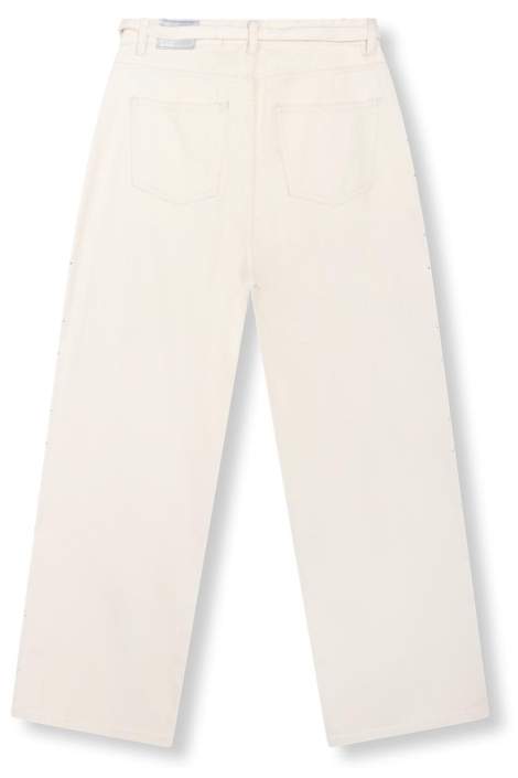 Refined Department beige dames jeans | Achteraanzicht