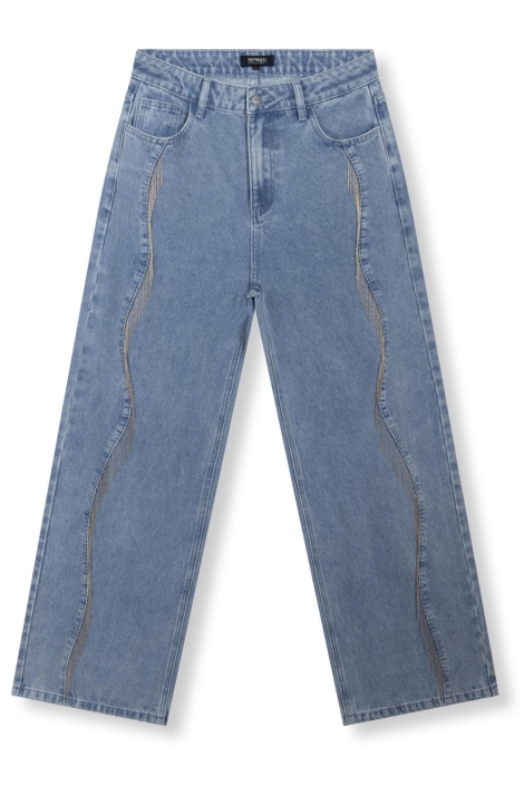 Refined Department blauwe dames jeans | Vooraanzicht