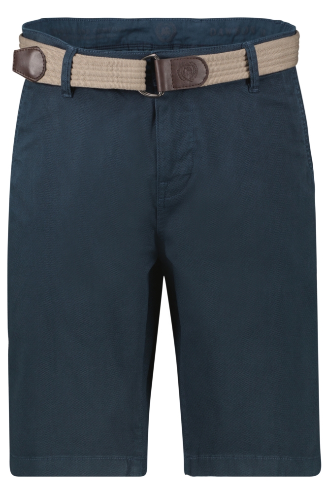 Lerros blauwe heren korte broek | Vooraanzicht