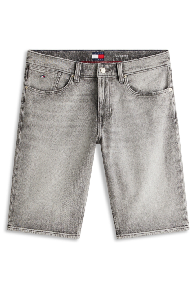 Tommy Jeans grijze heren korte broek | Vooraanzicht