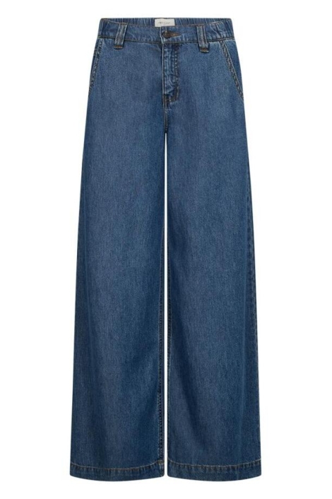 Freequent blauwe dames jeans | Vooraanzicht