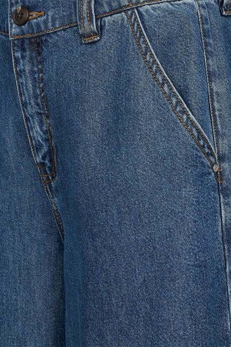 Freequent blauwe dames jeans | Close up