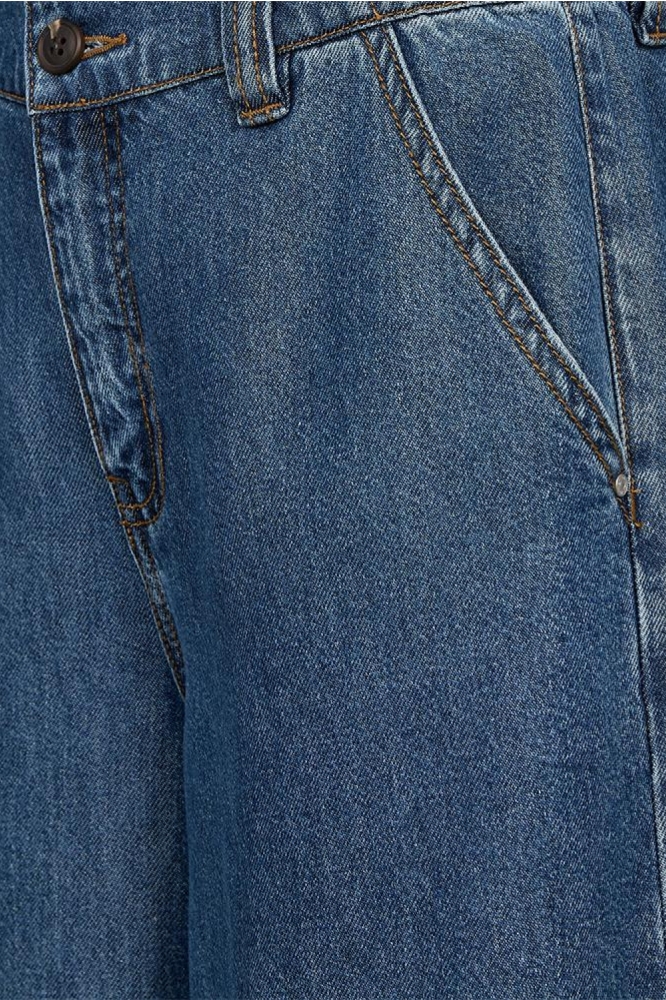 Freequent blauwe dames jeans | Close up