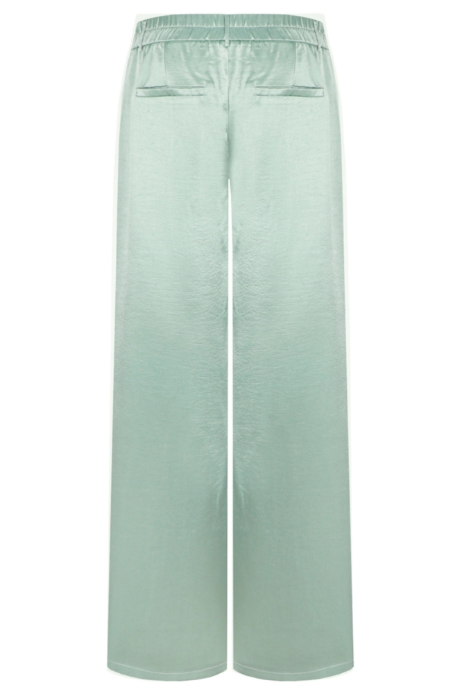 C&S The Label groene dames broek | Achteraanzicht