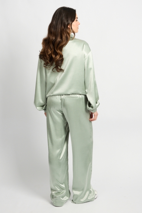 C&S The Label groene dames broek | Model