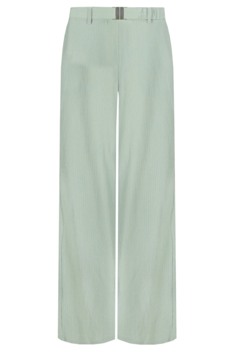 C&S The Label groene dames broek | Vooraanzicht