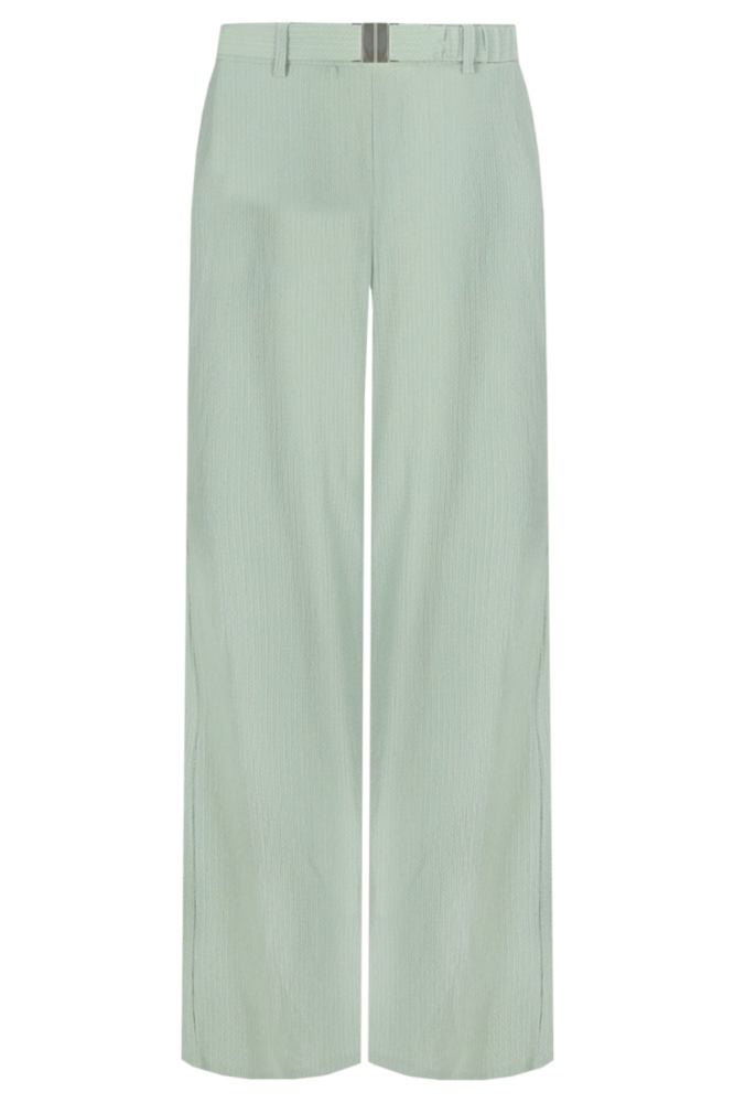 C&S The Label groene dames broek | Vooraanzicht