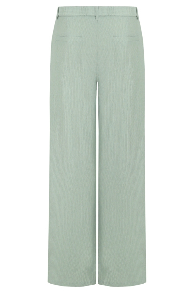 C&S The Label groene dames broek | Achteraanzicht