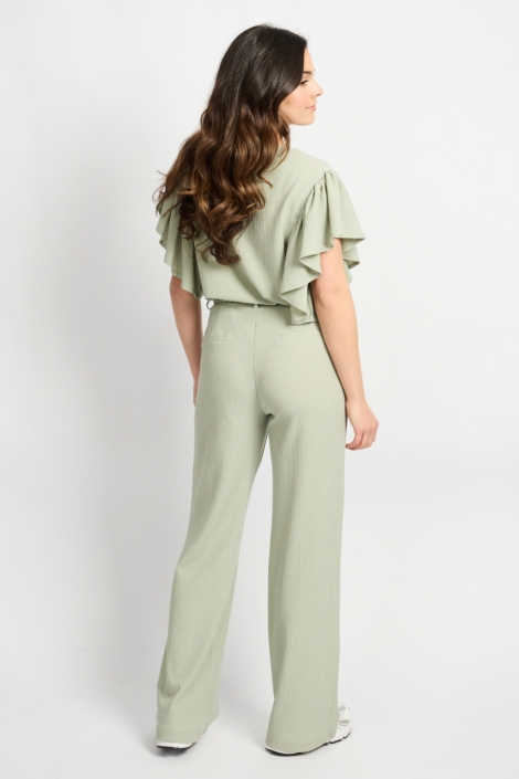 C&S The Label groene dames broek | Model