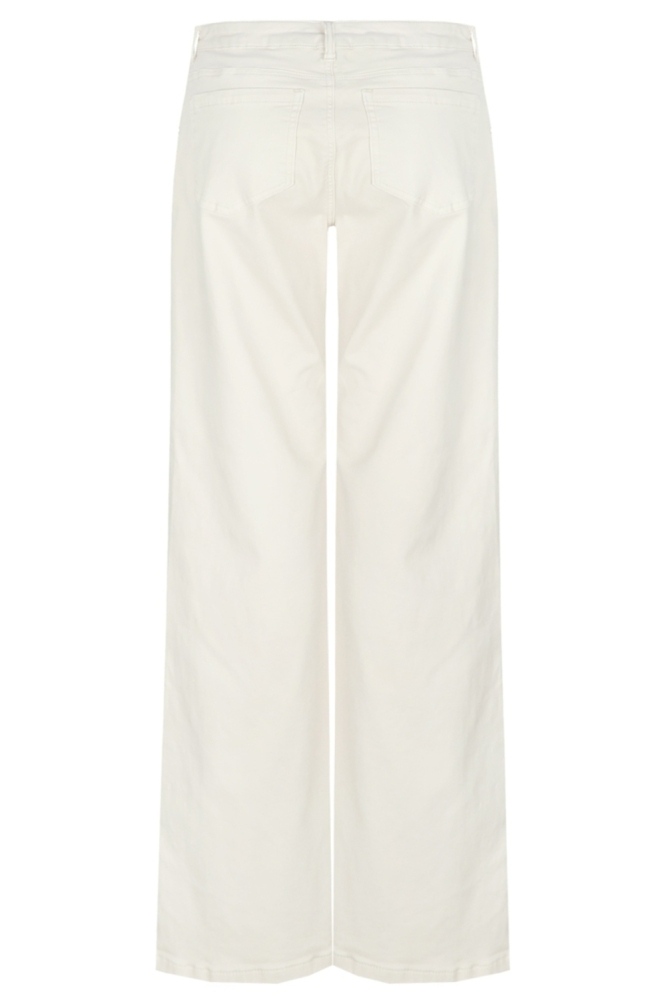 C&S The Label beige dames jeans | Achteraanzicht