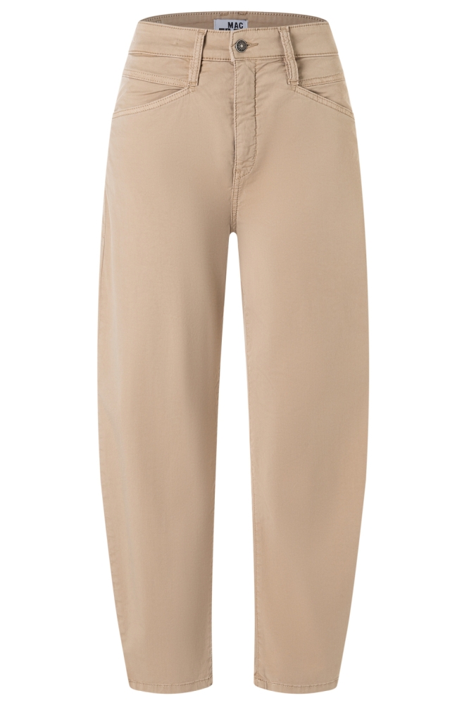 Mac taupe dames broek | Vooraanzicht