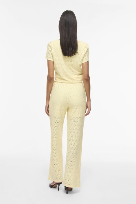 Vila gele dames broek | Model