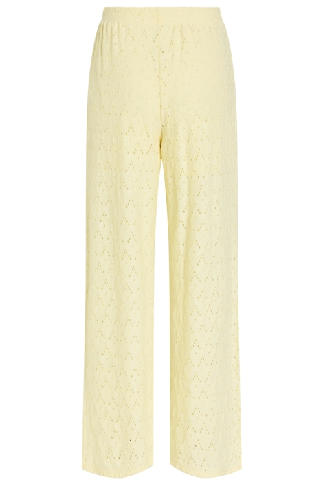 Vila gele dames broek | Achteraanzicht