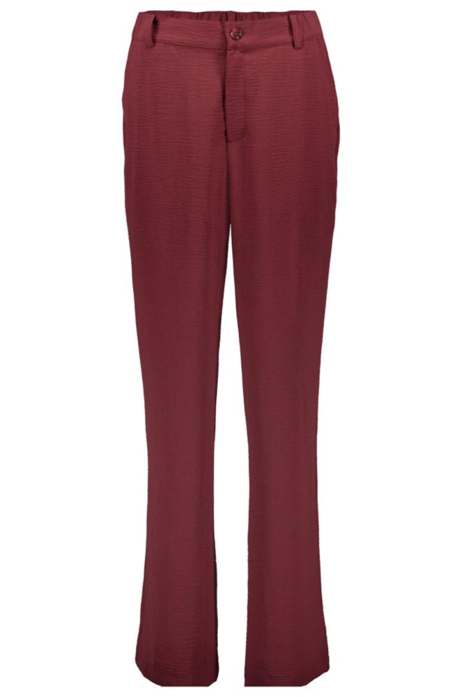 Geisha bordeaux dames broek | Vooraanzicht