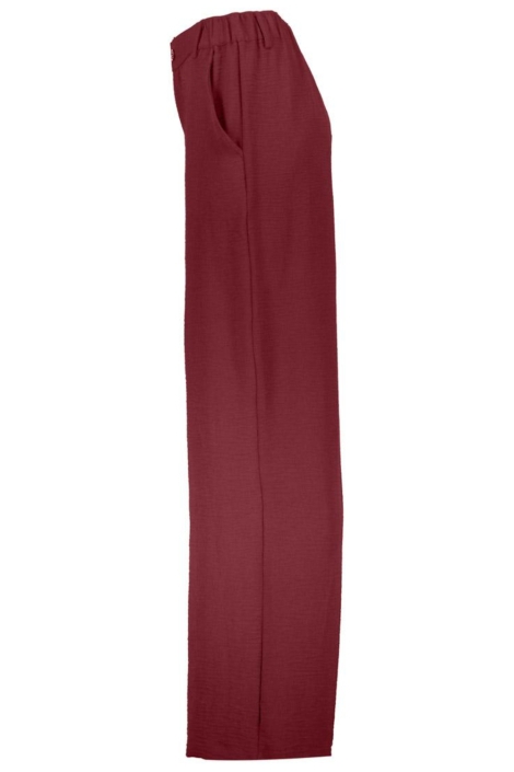 Geisha bordeaux dames broek | Zijaanzicht