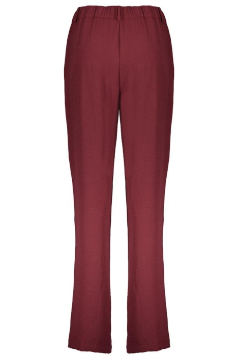 Geisha bordeaux dames broek | Achteraanzicht