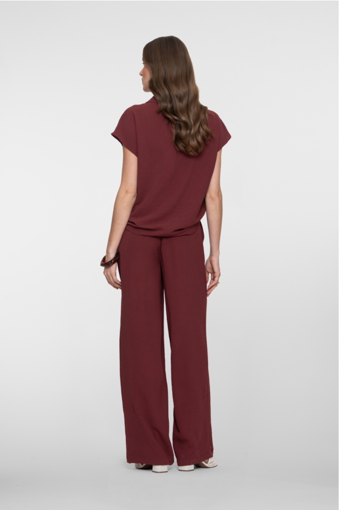 Geisha bordeaux dames broek | Model