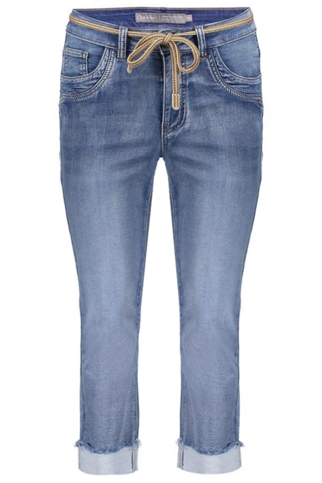 Geisha blauwe dames jeans | Vooraanzicht