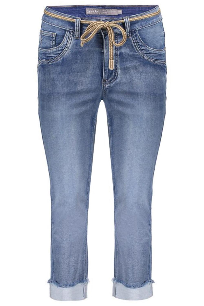 Geisha blauwe dames jeans | Vooraanzicht