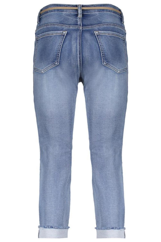 Geisha blauwe dames jeans | Achteraanzicht