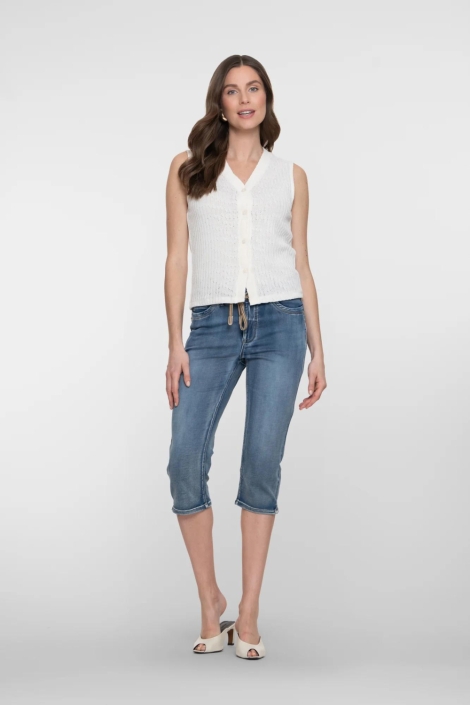 Geisha blauwe dames jeans | Model