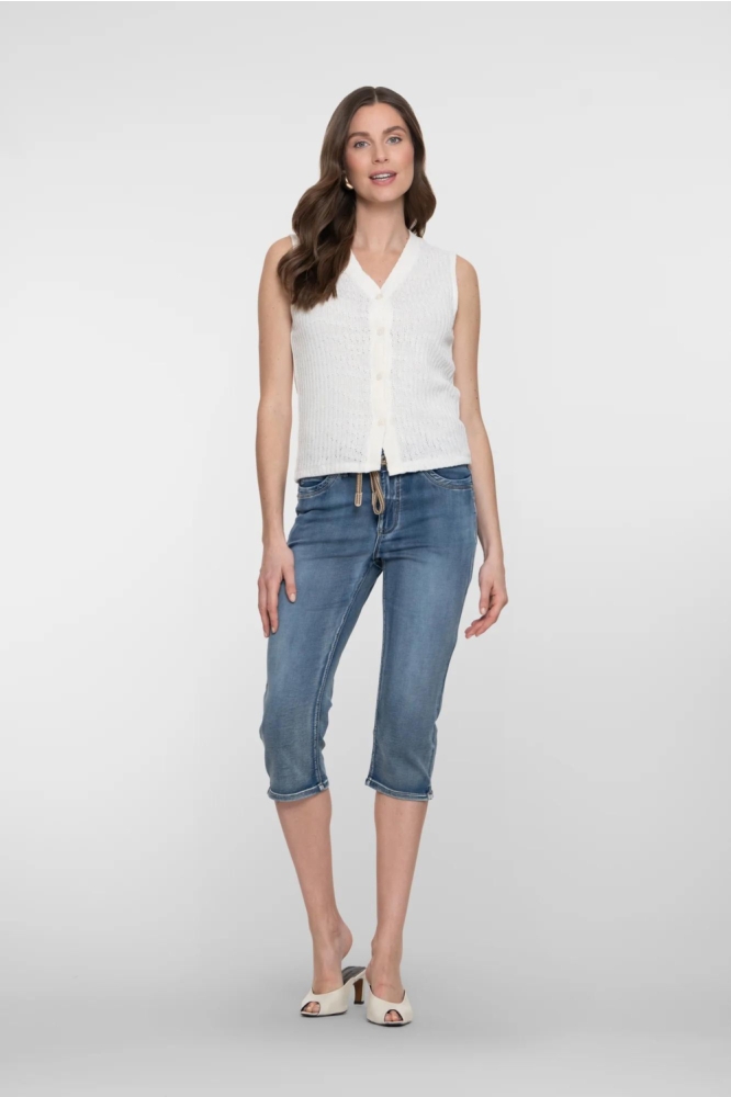 Geisha blauwe dames jeans | Model