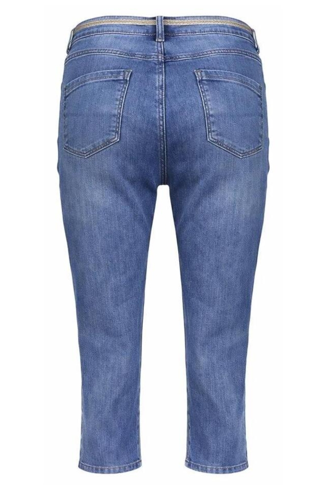 Geisha blauwe dames jeans | Achteraanzicht