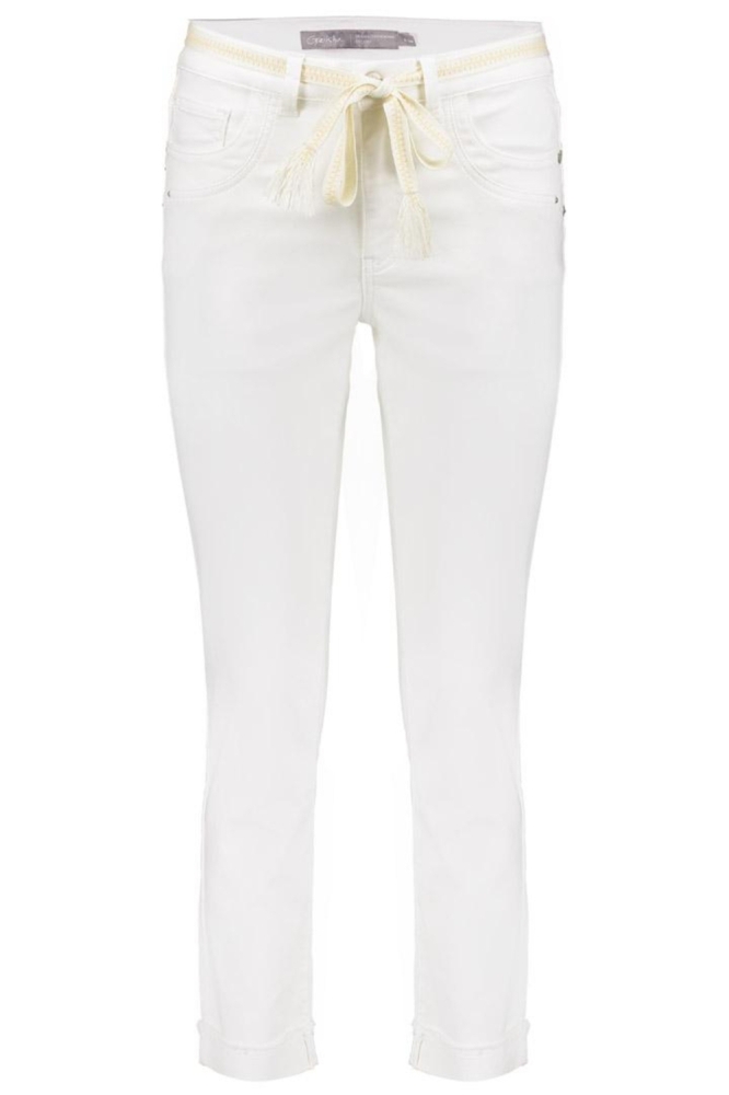 Geisha witte dames jeans | Vooraanzicht