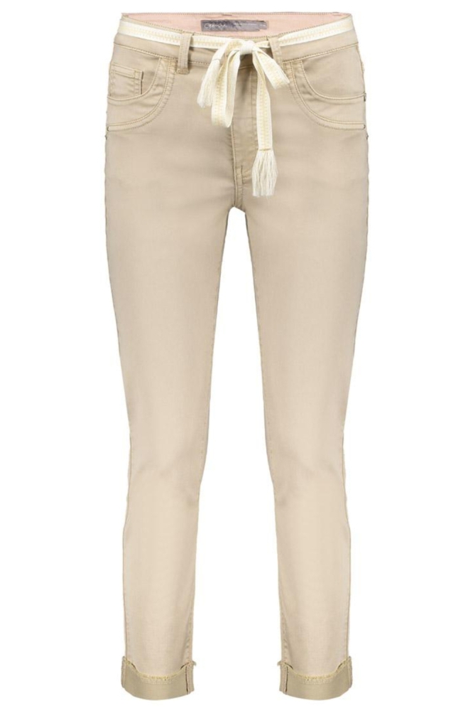 Geisha zand dames jeans | Vooraanzicht