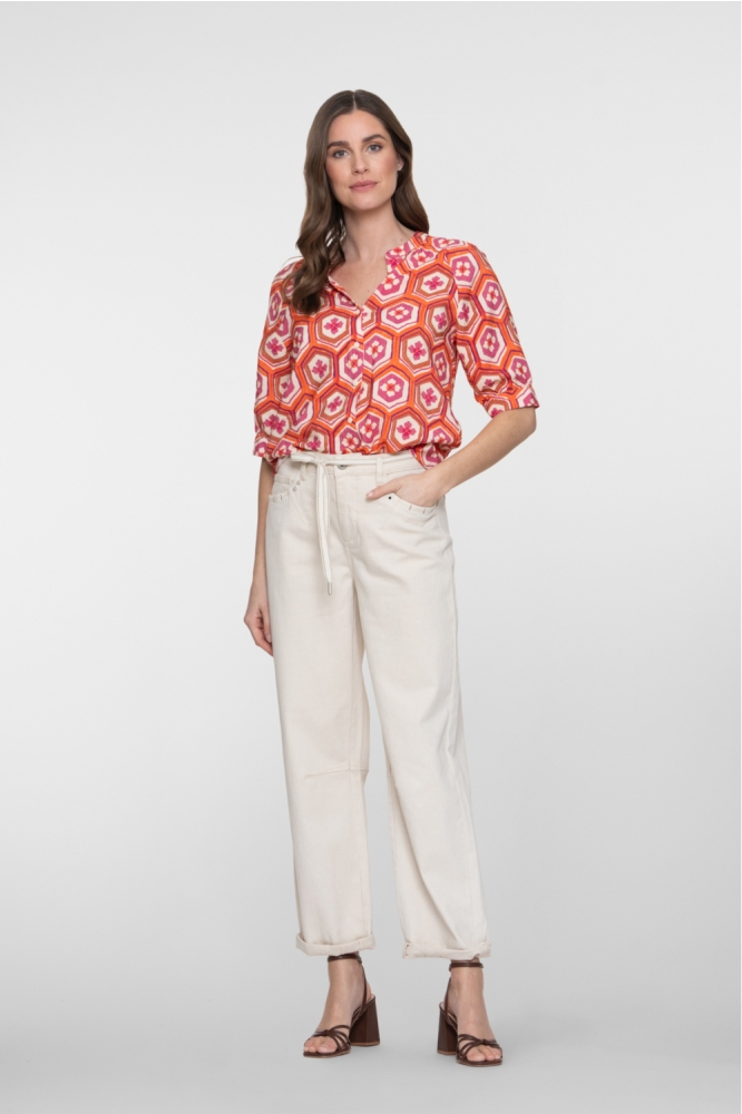 Geisha beige dames jeans | Model