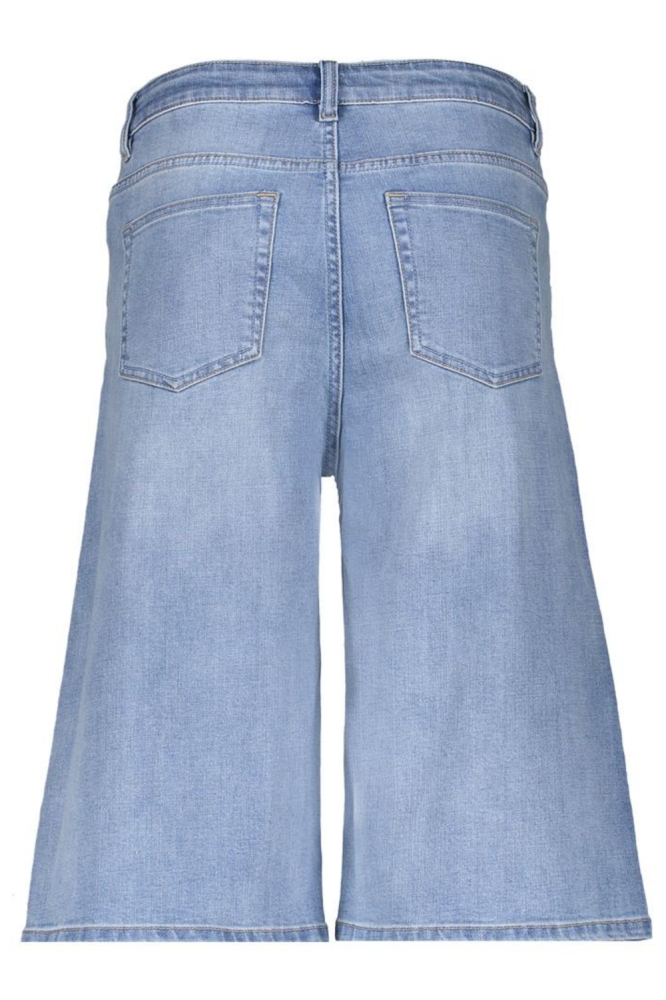 Geisha blauwe dames korte broek | Achteraanzicht