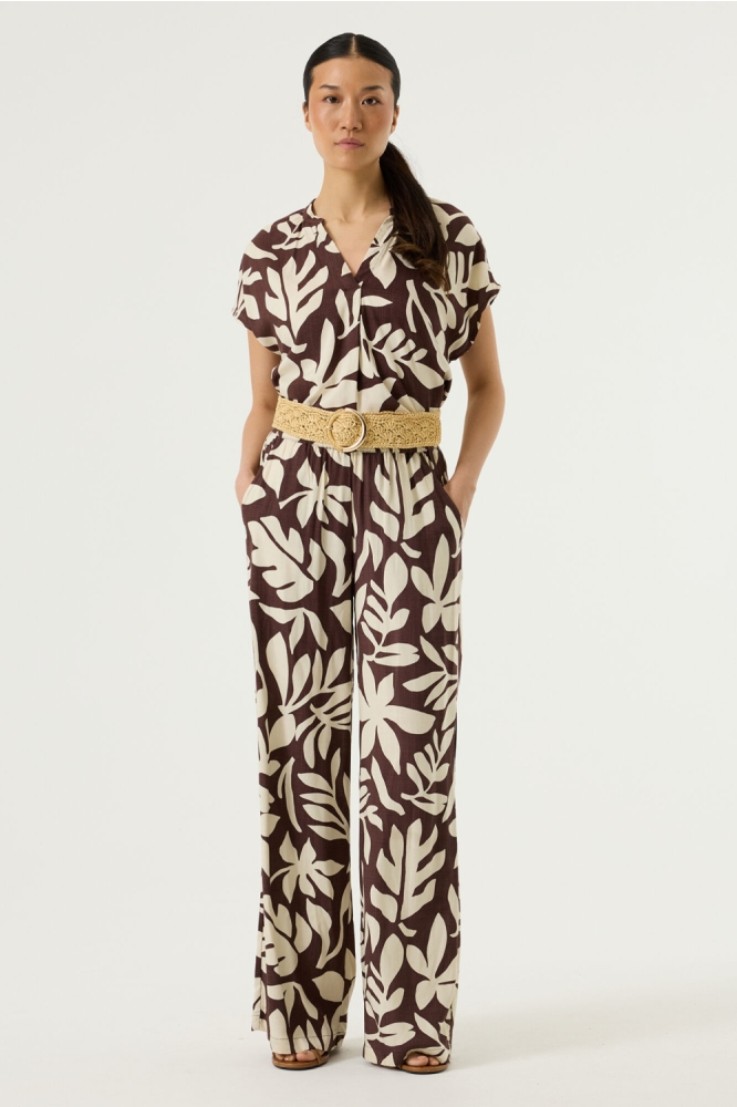 Garcia bruine dames broek | Model