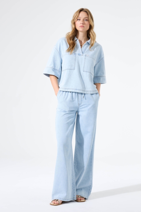 Garcia blauwe dames jeans | Model