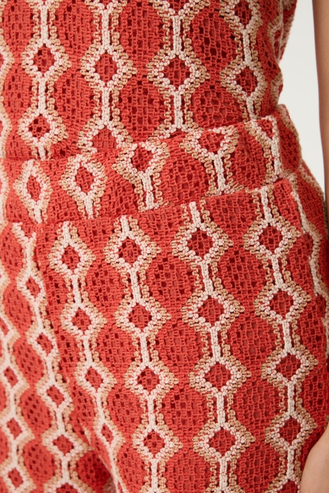 Garcia rode dames broek | Kleurstaal