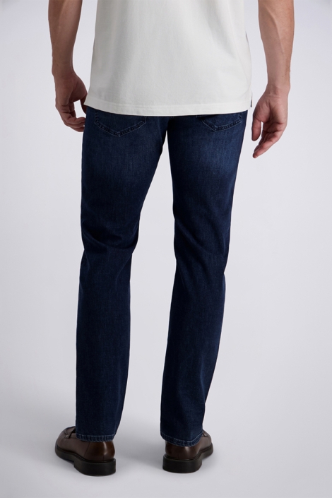 Pierre Cardin blauwe heren jeans | Model achteraanzicht