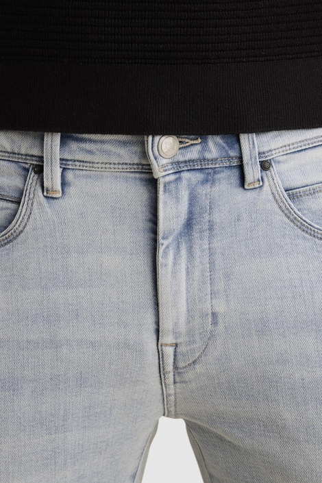Vanguard blauwe heren jeans | Close up