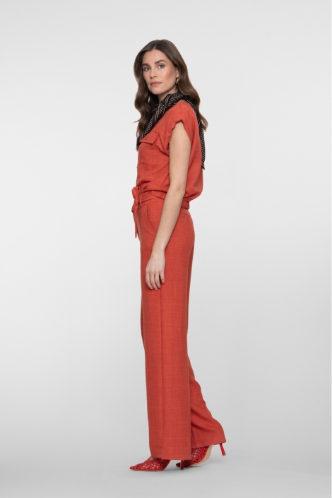 Geisha oranje dames broek | Model