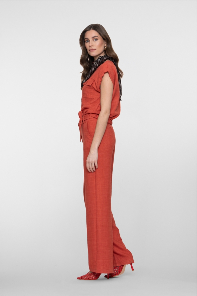 Geisha oranje dames broek | Model