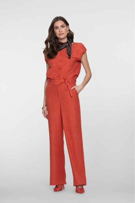 Geisha oranje dames broek | Model